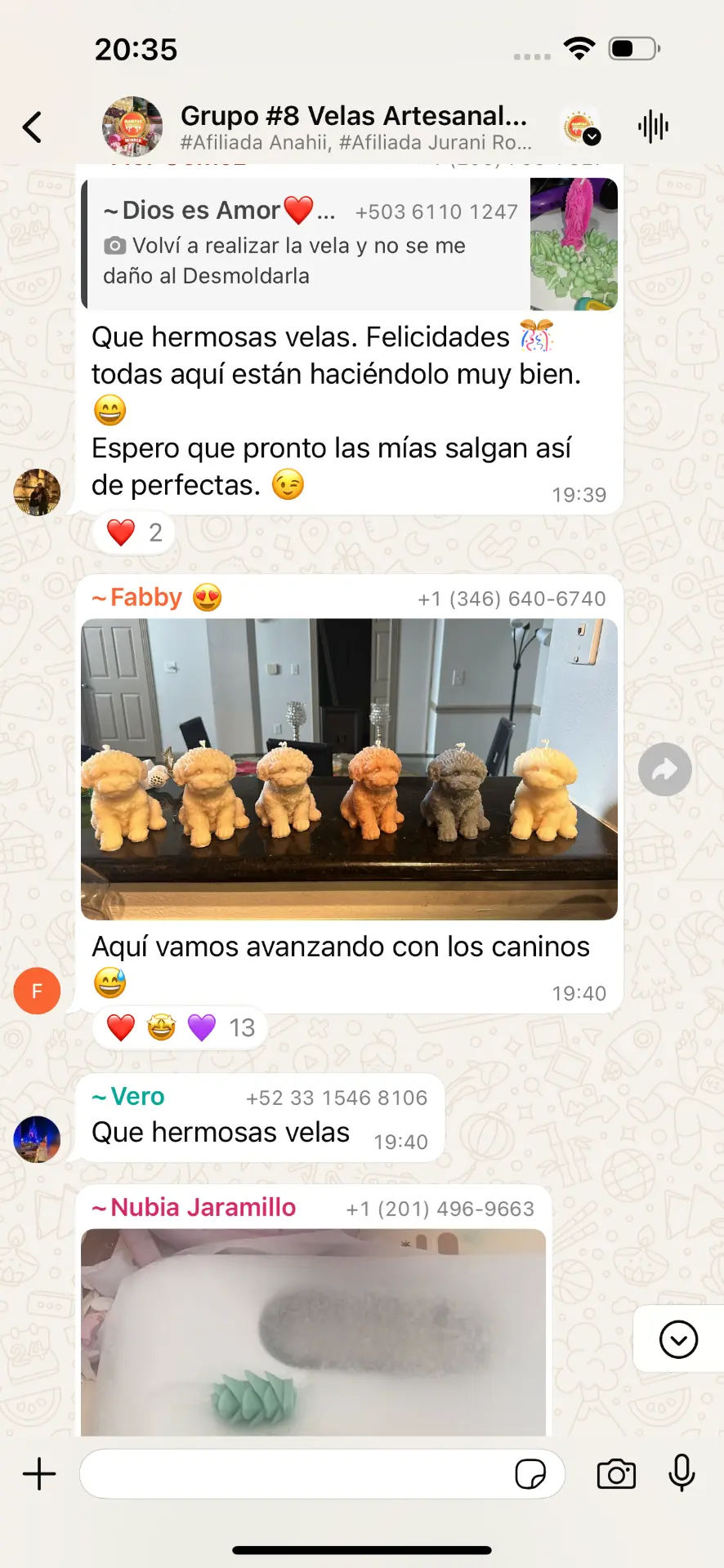 Trabajo compartido por alumnas del curso